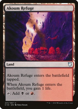 Akoum Refuge [Commander 2018] | Black Swamp Games