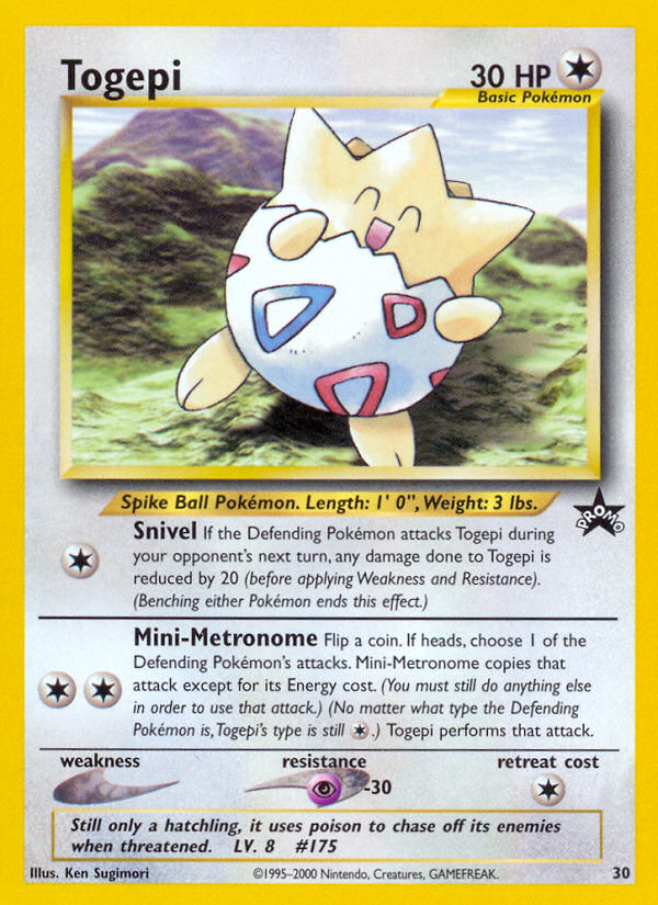 Togepi (30) [Wizards of the Coast: Black Star Promos] | Black Swamp Games