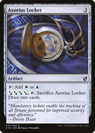 Azorius Locket [Commander 2019] | Black Swamp Games