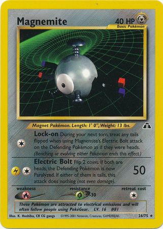 Magnemite (26/75) [Neo Discovery Unlimited] | Black Swamp Games