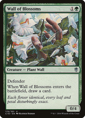 Wall of Blossoms [Commander 2016] | Black Swamp Games