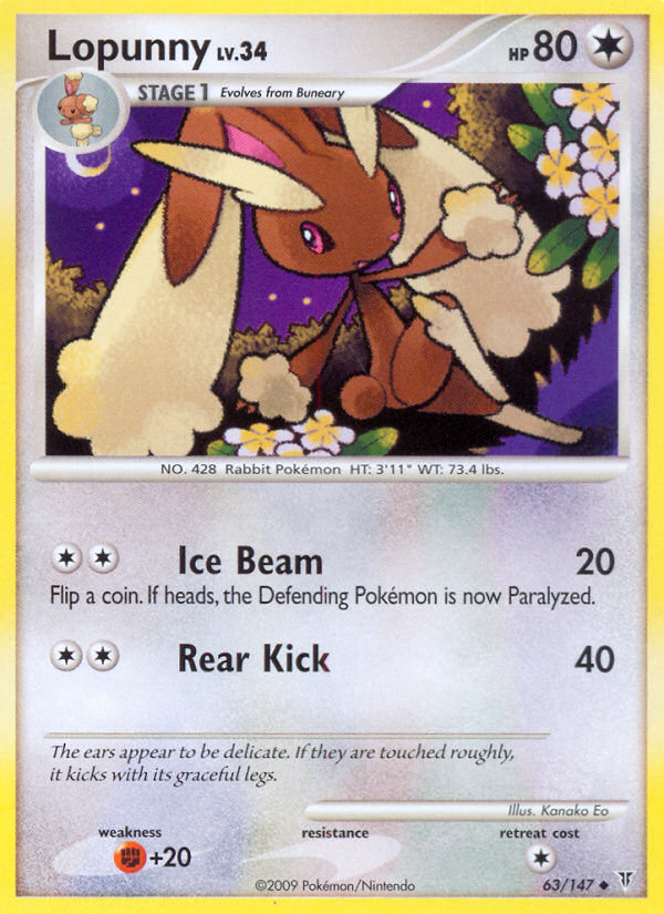 Lopunny (63/147) [Platinum: Supreme Victors] | Black Swamp Games