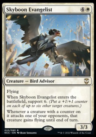 Skyboon Evangelist (Promo Pack) [Streets of New Capenna Commander Promos] | Black Swamp Games