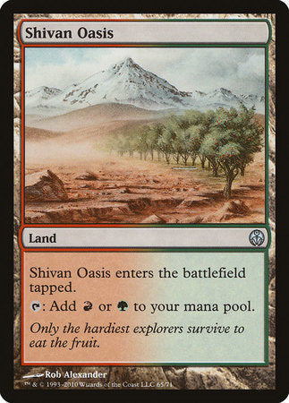 Shivan Oasis [Duel Decks: Phyrexia vs. the Coalition] | Black Swamp Games