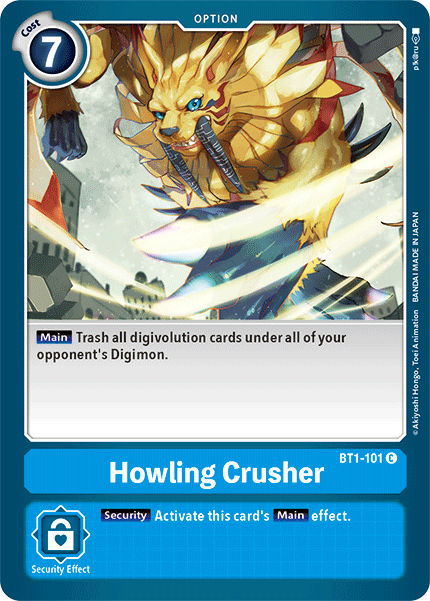 Howling Crusher [BT1-101] [Release Special Booster Ver.1.5] | Black Swamp Games