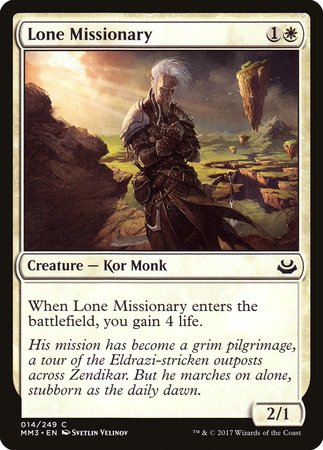 Lone Missionary [Modern Masters 2017] | Black Swamp Games