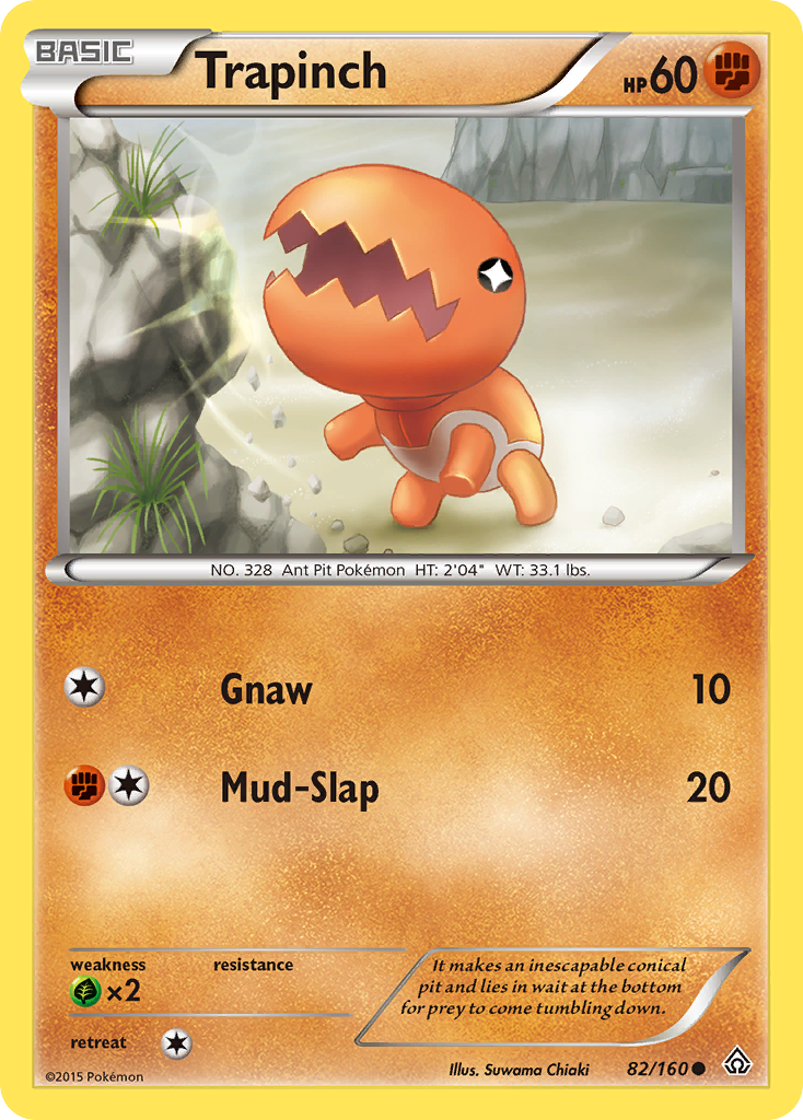 Trapinch (82/160) [XY: Primal Clash] | Black Swamp Games