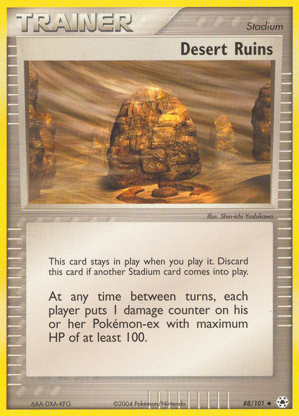 Desert Ruins (88/101) [EX: Hidden Legends] | Black Swamp Games