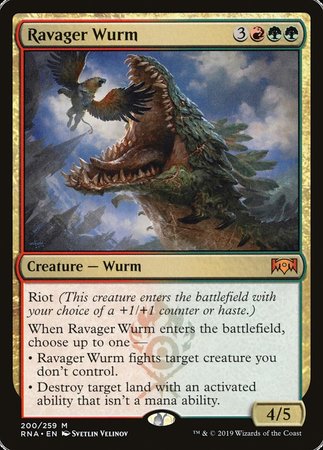 Ravager Wurm [Ravnica Allegiance] | Black Swamp Games