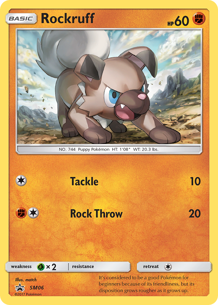 Rockruff (SM06) [Sun & Moon: Black Star Promos] | Black Swamp Games