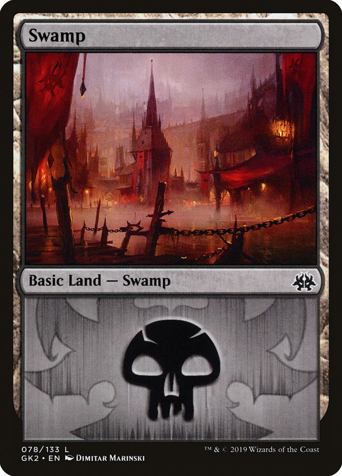 Swamp (78) [Ravnica Allegiance Guild Kit] | Black Swamp Games