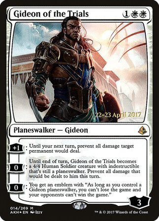 Gideon of the Trials [Amonkhet Promos] | Black Swamp Games