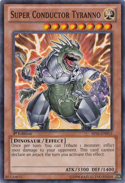 Super Conductor Tyranno [BP01-EN013] Starfoil Rare | Black Swamp Games