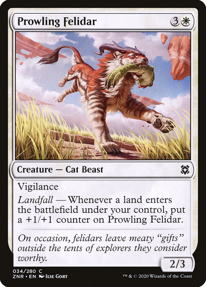 Prowling Felidar [Zendikar Rising] | Black Swamp Games