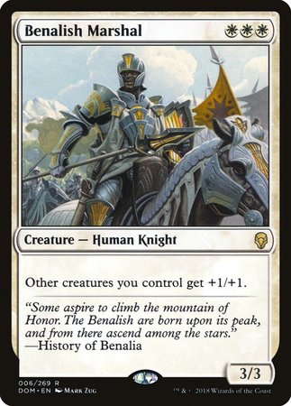 Benalish Marshal [Dominaria] | Black Swamp Games