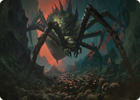 Shelob, Child of Ungoliant Art Card [The Lord of the Rings: Tales of Middle-earth Art Series] | Black Swamp Games