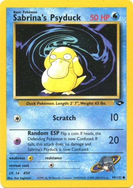 Sabrina's Psyduck (99/132) [Gym Challenge Unlimited] | Black Swamp Games