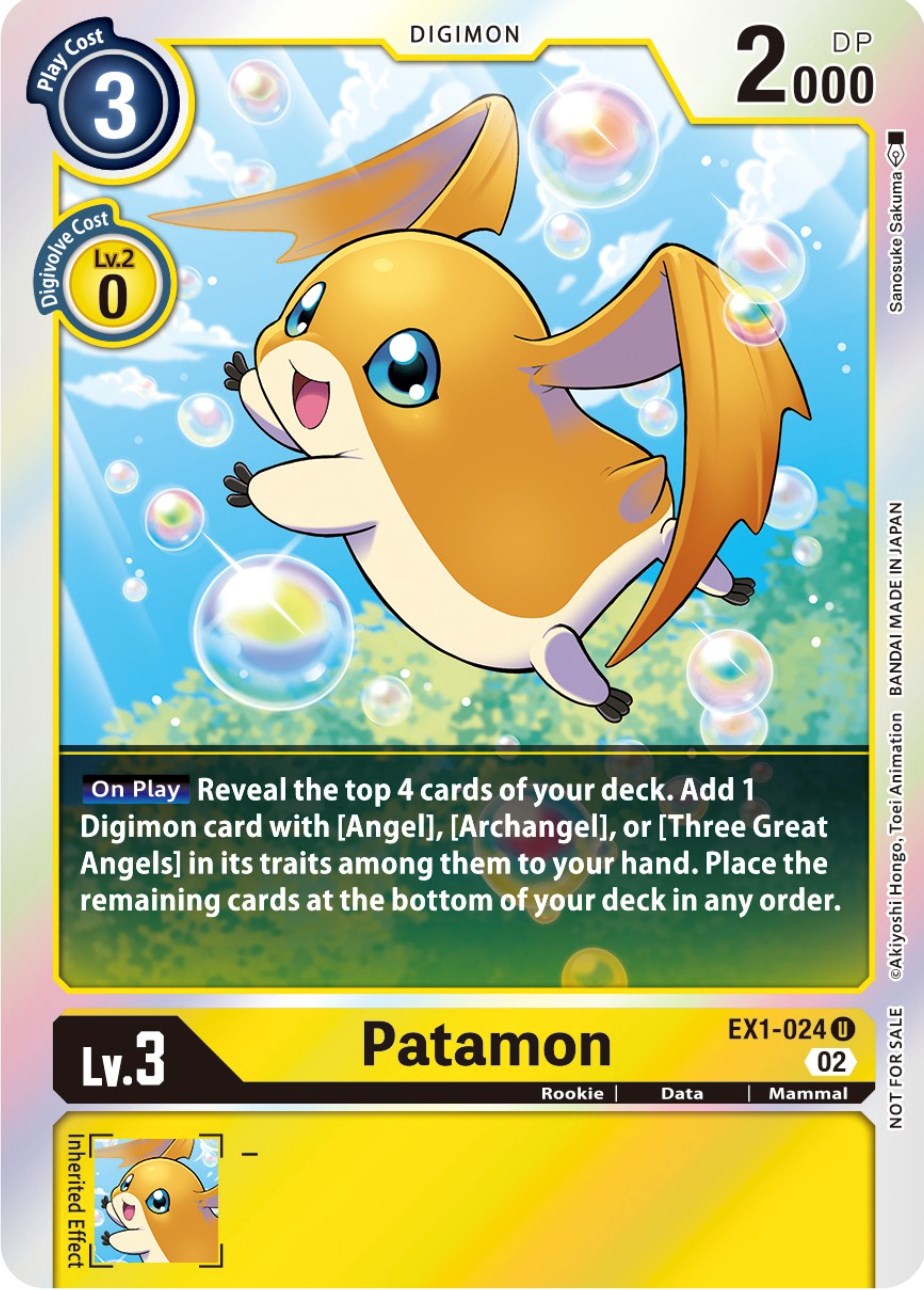 Patamon [EX1-024] (Official Tournament Pack Vol.8) [Classic Collection Promos] | Black Swamp Games