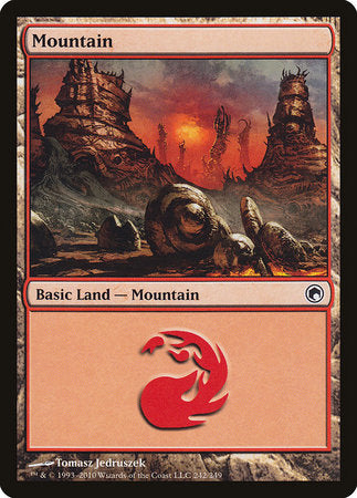 Mountain (242) [Scars of Mirrodin] | Black Swamp Games