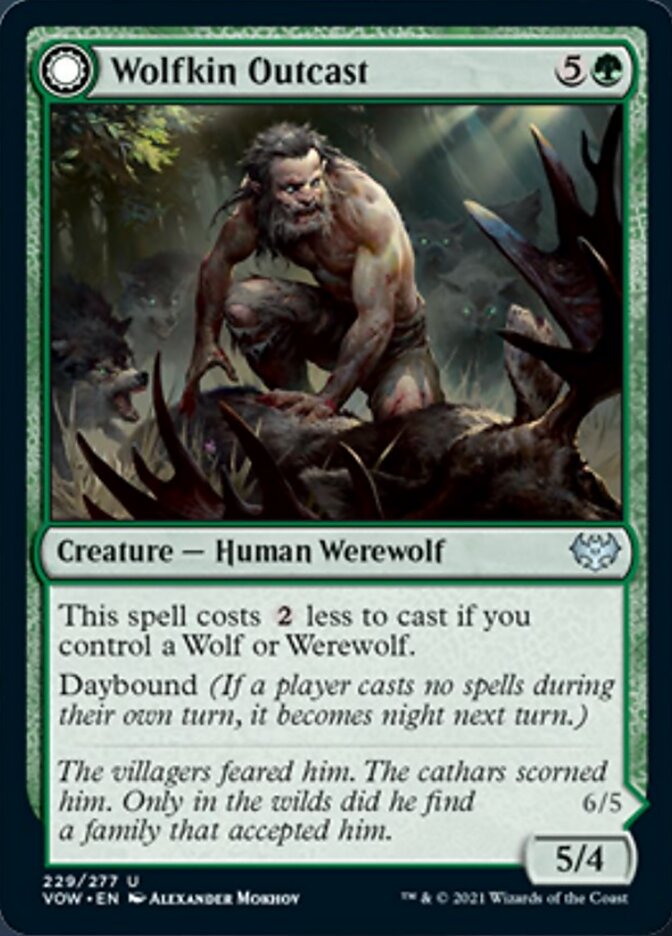 Wolfkin Outcast // Wedding Crasher [Innistrad: Crimson Vow] | Black Swamp Games