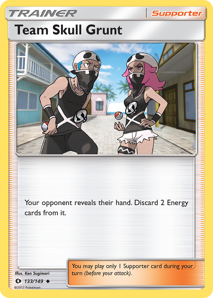 Team Skull Grunt (133/149) [Sun & Moon: Base Set] | Black Swamp Games