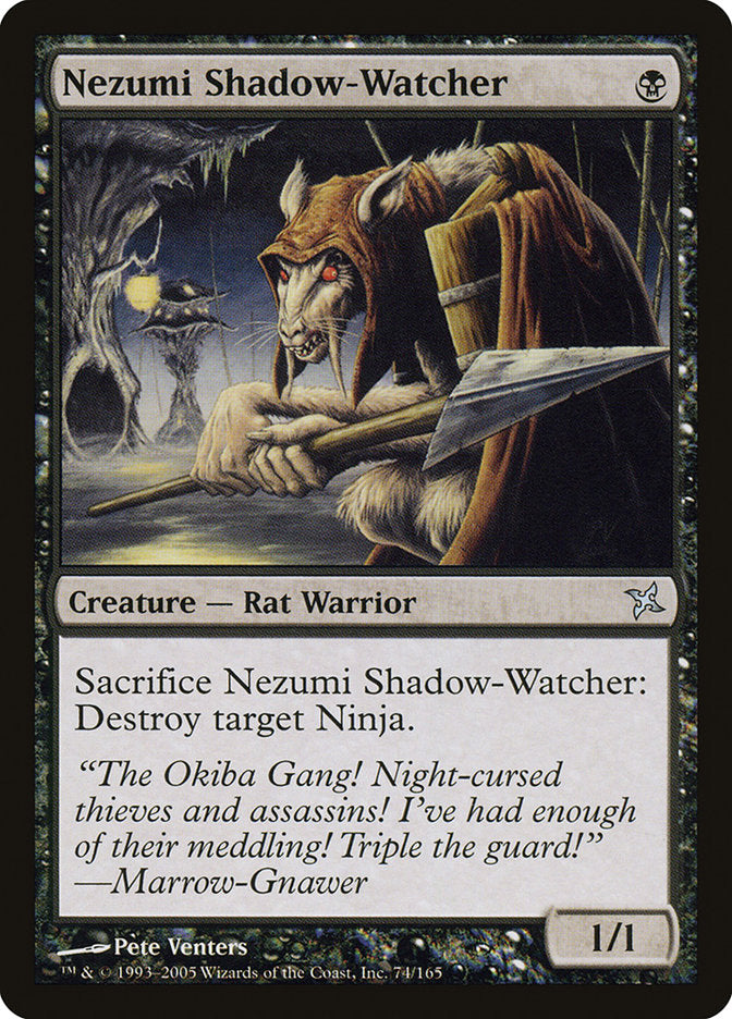 Nezumi Shadow-Watcher [Betrayers of Kamigawa] | Black Swamp Games