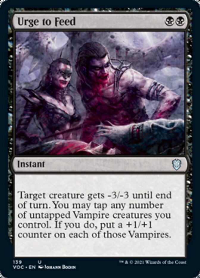 Urge to Feed [Innistrad: Crimson Vow Commander] | Black Swamp Games