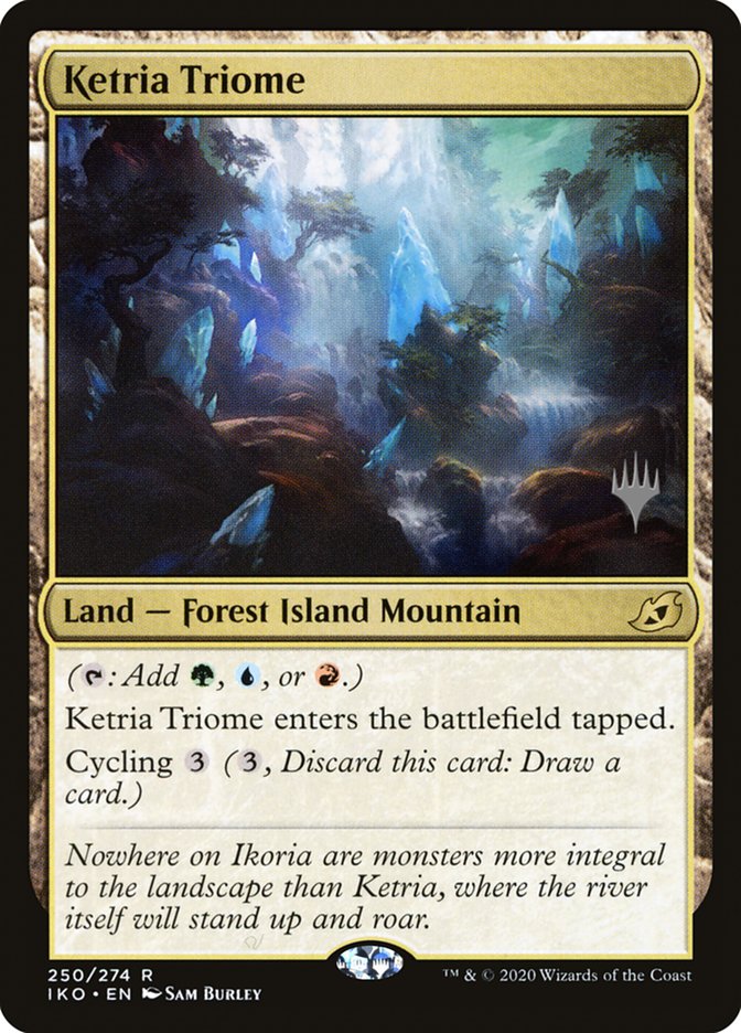 Ketria Triome (Promo Pack) [Ikoria: Lair of Behemoths Promos] | Black Swamp Games