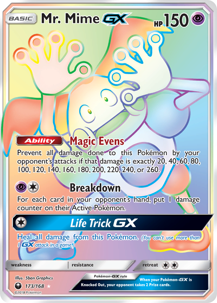 Mr. Mime GX (173/168) [Sun & Moon: Celestial Storm] | Black Swamp Games