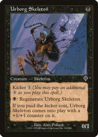 Urborg Skeleton [Invasion] | Black Swamp Games