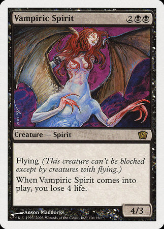 Vampiric Spirit [Eighth Edition] | Black Swamp Games