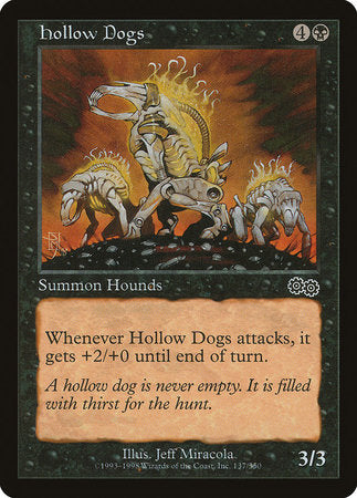 Hollow Dogs [Urza's Saga] | Black Swamp Games
