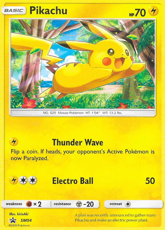 Pikachu (SM04) [Sun & Moon: Black Star Promos] | Black Swamp Games