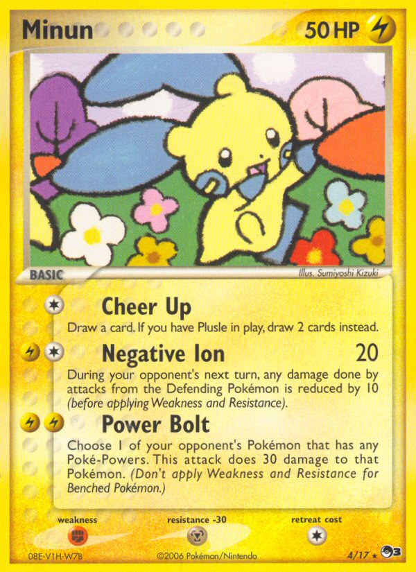 Minun (4/17) [POP Series 3] | Black Swamp Games