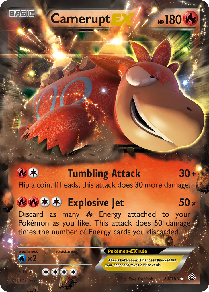 Camerupt EX (29/160) [XY: Primal Clash] | Black Swamp Games