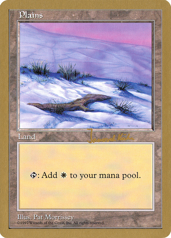 Plains (jk430) (Janosch Kuhn) [World Championship Decks 1997] | Black Swamp Games