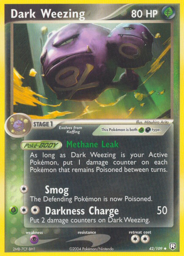 Dark Weezing (42/109) [EX: Team Rocket Returns] | Black Swamp Games