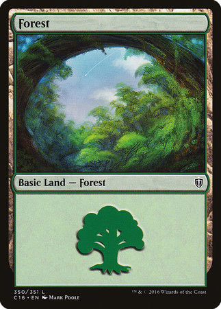 Forest (350) [Commander 2016] | Black Swamp Games