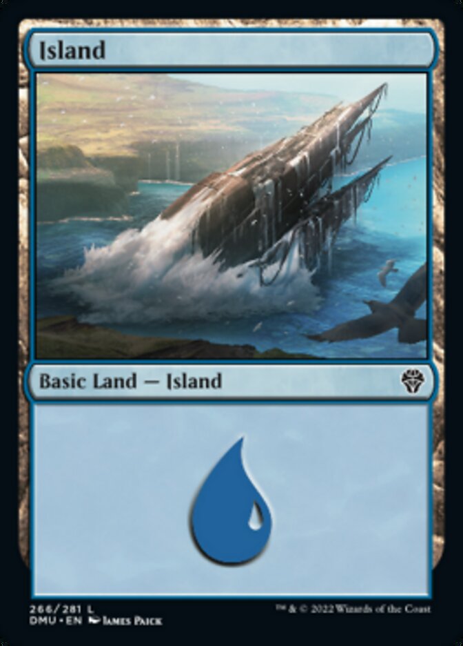 Island (266) [Dominaria United] | Black Swamp Games