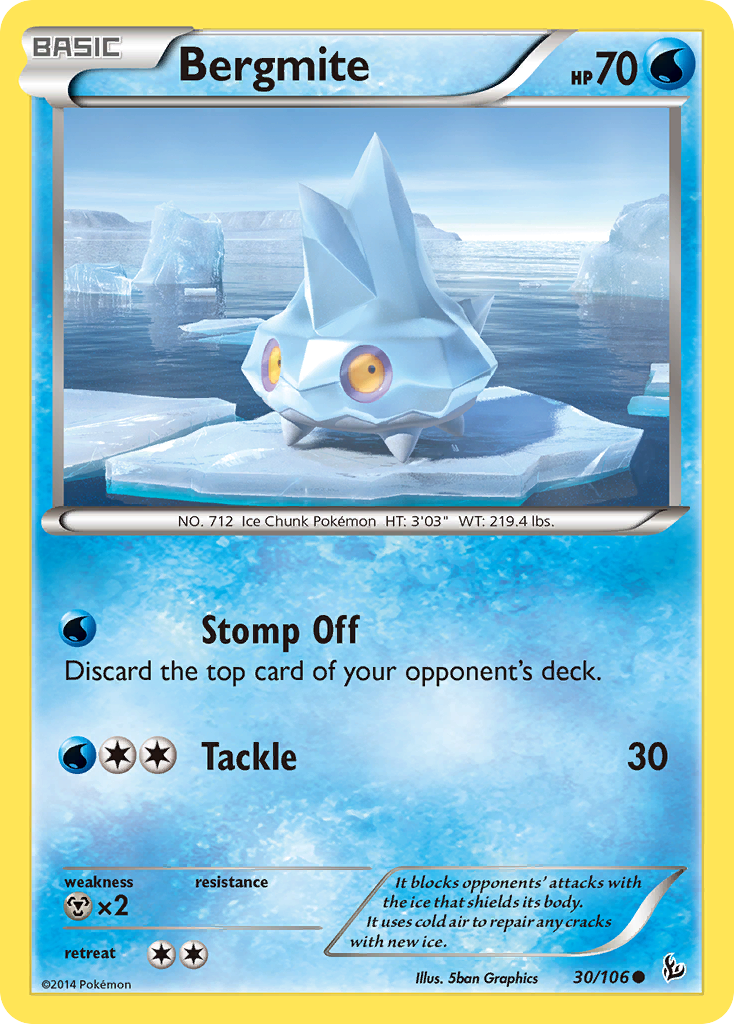 Bergmite (30/106) [XY: Flashfire] | Black Swamp Games