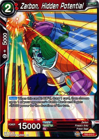 Zarbon, Hidden Potential [TB3-013] | Black Swamp Games