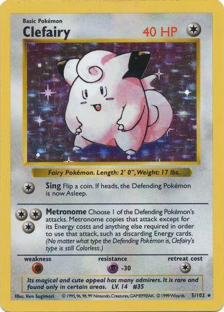 Clefairy (5/102) [Base Set Shadowless Unlimited] | Black Swamp Games