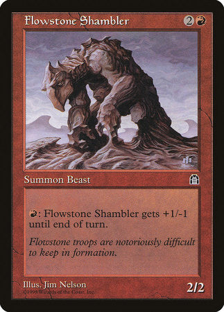 Flowstone Shambler [Stronghold] | Black Swamp Games