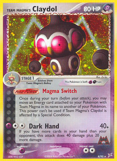 Team Magma's Claydol (8/95) [EX: Team Magma vs Team Aqua] | Black Swamp Games