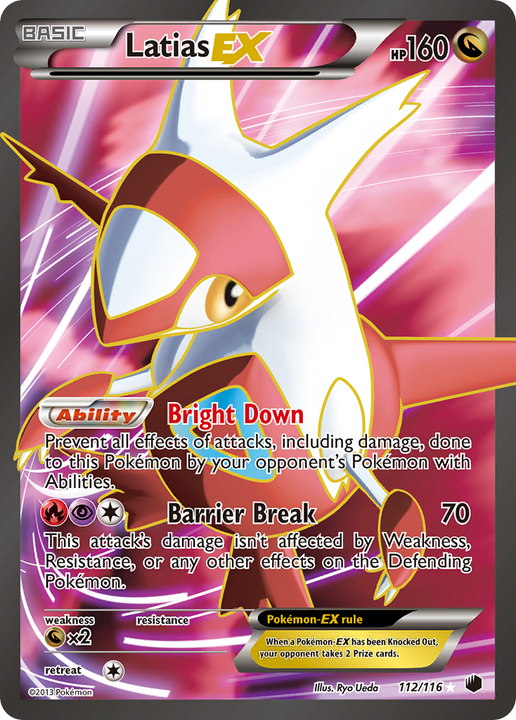 Latias EX (112/116) [Black & White: Plasma Freeze] | Black Swamp Games