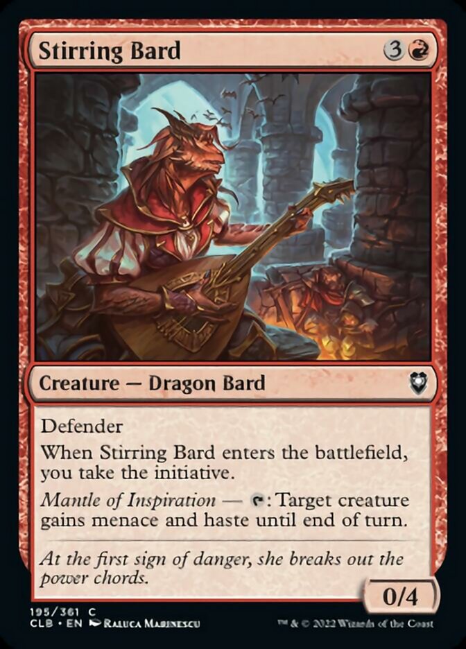 Stirring Bard [Commander Legends: Battle for Baldur's Gate] | Black Swamp Games