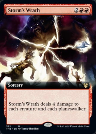 Storm's Wrath (Extended Art) [Theros Beyond Death] | Black Swamp Games