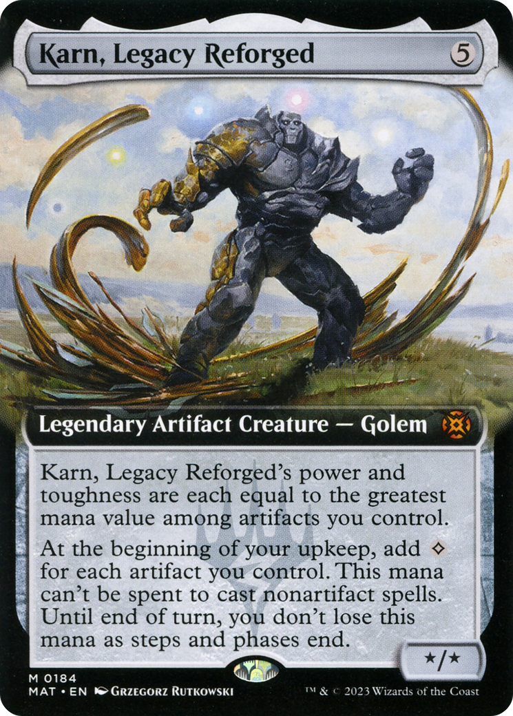 Karn, Legacy Reforged (Extended Art) [March of the Machine: The Aftermath] | Black Swamp Games