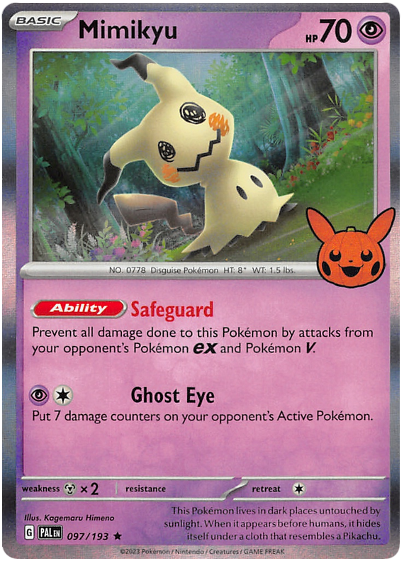 Mimikyu (097/193) [Trick or Trade 2023] | Black Swamp Games