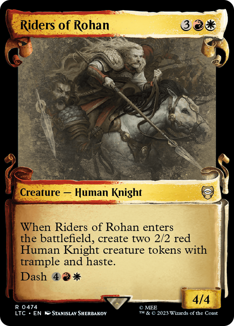 Riders of Rohan [The Lord of the Rings: Tales of Middle-Earth Commander Showcase Scrolls] | Black Swamp Games